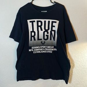 True Religion Balck Scoreboard T-shirt xxl